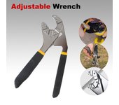 Llave inglesa ajustable multifuncional universal, herramienta de reparación y extracción, herramienta manual de hexágono externo, llave dinamométrica
