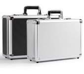 Maleta portátil, caja de herramientas de aluminio con cerradura, caja de herramientas eléctrica con esponja, estuche rígido resistente, estuche de transporte, caja de almacenamiento para el hogar