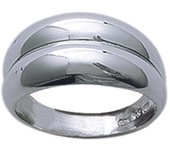Anillo de plata 'Jurásico' - 10 mm 52 plata