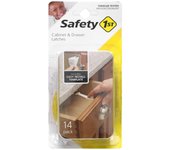 Safety 1st, pestillos para gabinetes y cajones, paquete de 14