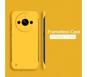 Funda trasera ultrafina para PC dura sin marco para Realme 11 Pro Plus Realme11 Pro+ Plus 5G Color caramelo sin bordes, fundas para teléfono mate para Realme 10 Pro For Realme11 ProPlus rojo