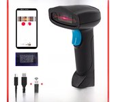 Escáner inalámbrico Bluetooth 1D/2D U1 U2 para códigos de barras y logística