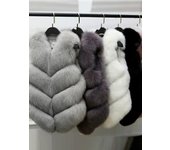 Chaqueta sin mangas para mujer, chaleco de piel de zorro, chaqueta de piel de zorro de invierno, abrigo corto de piel artificial para mujer, chaleco elegante y cálido para mujer XXXL