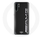Coque pour Huawei P30 Pro Amg Logo Carbone Texture