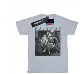 Friends Camiseta con foto en blanco y negro para hombre L blanco