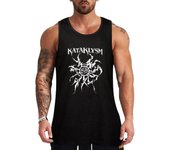 Camiseta sin mangas Kataklysm para gimnasio, ropa de verano para hombre S negro