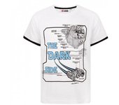 Camiseta Lego Star Wars El lado oscuro para niños 4 Years blanco/negro
