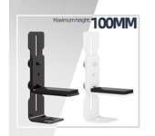 1 soporte para tarjeta gráfica con conector ajustable para GPU, evita que se hunda la carcasa de la PC de escritorio ITX/ATX blanco