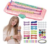 1 Juego de pulsera de la Amistad creativa DIY, juego divertido para manualidades, hacer niños