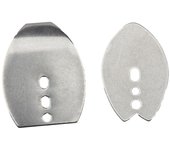 20 piezas de cuchillas de interruptor, cuchillas de acero inoxidable para bailarines, cuchillas para señuelos de pesca, componentes para manualidades para jigs B