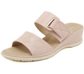 Nuevas sandalias de verano para mujer con hebilla, informales, para playa, cómodas, con cuña 41