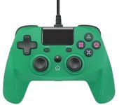 Mando de juego universal con cable para PS4 PS3 PC - Verde - Compatible con todos los botones y funciones