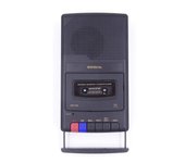 Grabadora de cinta portátil WINTECH con asa Adaptador negro HCT-03 (Aire acondicionado incluido) negro