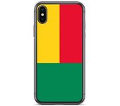 Funda - PIXELFORMA - iPhone X - Drapeau du Bénin - Protección completa - Souple