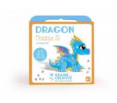 Kit cartes mosaïque 3D - Dragon - 4 Cartes