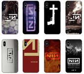 Patrón de TPU suave de Nine Inch Nails Nin para Apple iPhone 4 4S 5 5S SE 6 6S 7 8 11 Plus X XS Max XR Pro Max iPhone 4