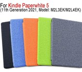 11th Generation 6.8 inch e-Reader Case Wear-resistant Back Cover for Kindle Paperwhite 5 marrón