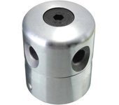 Cabezal de corte universal de aluminio con cuatro hilos para desbrozadora y cortadora de césped