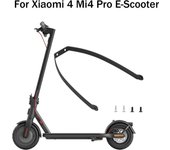 Soporte de guardabarros trasero de aleación de aluminio con tornillos para patinete eléctrico Xiaomi 4 Mi4 Pro, accesorios y piezas. negro