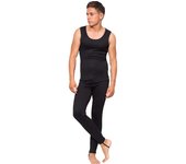Traje de Neopreno Térmico Interior Long John Surf Forro Polar Traje de Calor Aéreo Interior Protección contra el Frío Forro Polar SUP Buceo Estándar Japonés Negro Talla M [FELLOW] negro