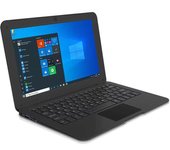 Computadora portátil de 10.1 pulgadas con sistema operativo Windows 10 preinstalado, cuatro núcleos, 3 GB + 64 GB, netbook, cámara web HDMI, oficina 10.1 negro