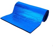 Alfombrilla insonorizante para coche, insonorizante para automóvil, aislamiento térmico y acústico para capó y techo azul