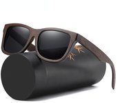 Gafas De Sol De madera De bambú Natural hechas a mano lentes polarizadas con revestimiento De espejo Gafas De Sol De regalo para hombres Gafas De Sol