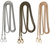 MagiDeal-Bolso de hombro con cadena de serpiente flaco de Metal, 120cm, correa con asa, accesorios de repuesto 120cm oro