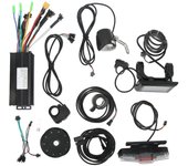 Kit de conversión de bicicleta eléctrica, controlador de 30 A, panel S900, faro, luz trasera, acelerador de pulgar para