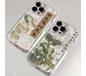 Funda para iPhone Estanque de Lotos Antiguo : Compatible con iPhone 11P, 12, 13 Pro, 14 Pro Max y 15; Diseño de Silicona Transparente. iPhone 11 Pro Max
