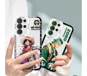 Carcasa transparente Ultra Angel Eyes para Samsung S22, S23 Plus, A32 - Diseño de anime One Piece Luffy y Zoro Samsung S23 Ultra 5G