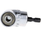 Destornillador de ángulo recto de 105 grados, juego de herramientas manuales con vástago hexagonal de 1/4 para taladro eléctrico, puntas de destornillador, herramientas plata