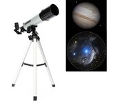 Telescopio astronómico monocular refractivo para localización espacial, trípode para telescopio de 360 ​​x 50 mm