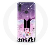 Coque pour Huawei P30 Lite BTS Bangtan Affiche Signature Logo Noir