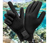 Guantes de buceo y surf de 3mm, guantes de neopreno térmicos antideslizantes para pesca submarina, natación, Rafting, kayak, remo S