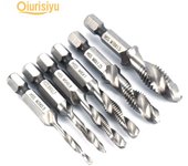 Broca cónica para macho de roscar con vástago hexagonal de 1/4 de pulgada M3 X 0.5