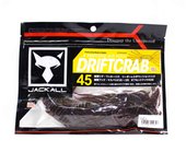 Señuelo blando Jackall Drift Crab 45 x 145 mm Kurobenkeigani (2327)
