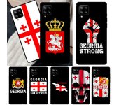 Funda con bandera de Georgia para Samsung Galaxy A54, A34, A14, A13, A52S, A12, A22, A32, A52, A72, A71, A51, A33, A53 Samsung A32 4G