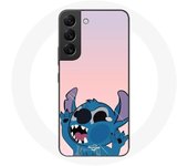 Coque pour Samsung Galaxy S21 FE Stitch le Nez en l'air fond rose