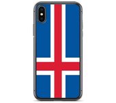 Coque Télephone Drapeau Islande - iPhone X