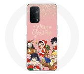 Coque - Maniacase - Oppo A74 5G - Demon Slayer Merry Christmas - Souple - Noir