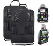 Organizador universal para respaldo de asiento de coche, bolsa de almacenamiento con múltiples bolsillos, soporte para tableta, accesorio interior de automóvil, almacenamiento y orden.