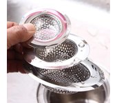 Filtro de cabello de fregadero de malla de acero inoxidable Orificio de drenaje de baño Filtro de canal de metal Filtro de lavabo de bañera Residuos S