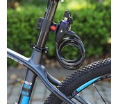 Accesorios antirrobo para bicicleta, candado de cadena para bicicleta de montaña, alambre de acero, para motocicletas