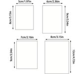 100 fundas protectoras para cartas de juego de mesa mágico, tarot, cartas de póker de los Tres Reinos, varios tamaños