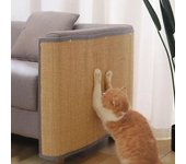 Alfombrilla de bambú resistente para rascar gatos, protección para sofá de pared, almohadilla para rascar gatos, alfombrillas para afilar patas de gato, alfombrilla resistente al desgaste y masaje 30x40cm