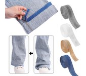 Pantalones rápidos autoadhesivos de 3/10M, pegar planchar en el borde de los pantalones, acortar los pantalones de reparación para ropa vaquera, Material de costura DIY, accesorios de costura 3M blanco