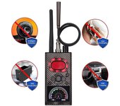 Detector de cámara oculta antiespía K99 más nuevo, señal de RF, lente de cámara inalámbrica, rastreador GPS, dispositivo GSM magnético, escáner, buscador VS K88 negro