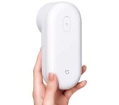 Xiaomi Mijia Quitapelusas Carga USB 90 min Resistencia 0,35 mm Cuchillo Cepillo pequeño Protección de tela blanco