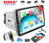 REAKOSOUND 9 pulgadas Carplay estéreo de coche Universal 2Din Android Radio 360 pantalla giratoria reproductor Multimedia Autoradio Audio 4-core 2+32CP+mic